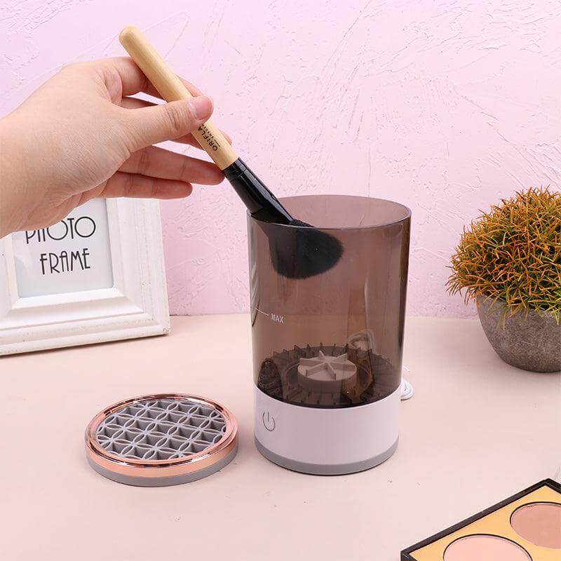 Women Eye Shadow Brush Cleaning Tool Portable Electric Makeup Brush Cleaner Machine With USB Charging Automatic Cosmetic Brush - Beauty Lifts Her