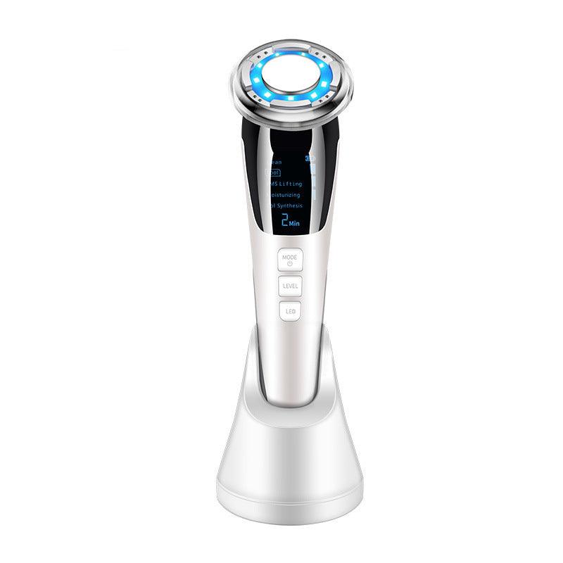 Ultrasonic LED Photon Vibration Light Therapy Massage Apparatus Micro-current Beauty Apparatus - Beauty Lifts Her